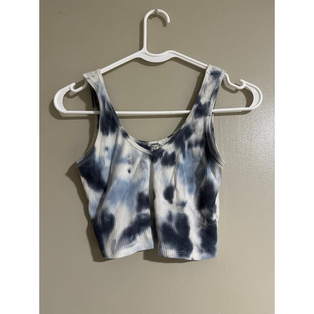 Garage blue tie-dye top M